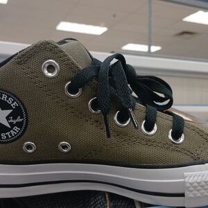 Converse Kids' Olive Canvas Sneakers